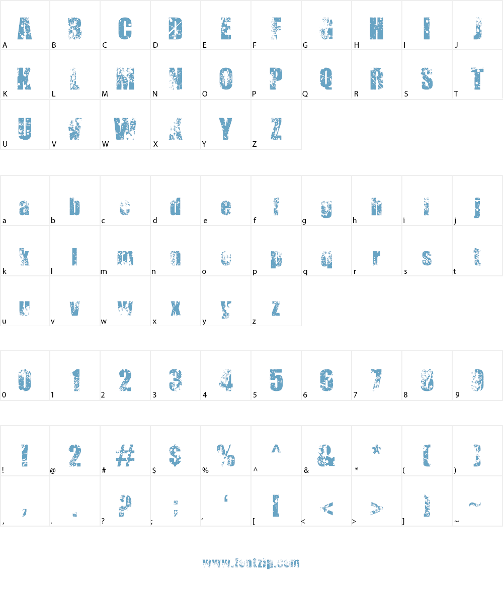 Thirsty for Souls Font Character
